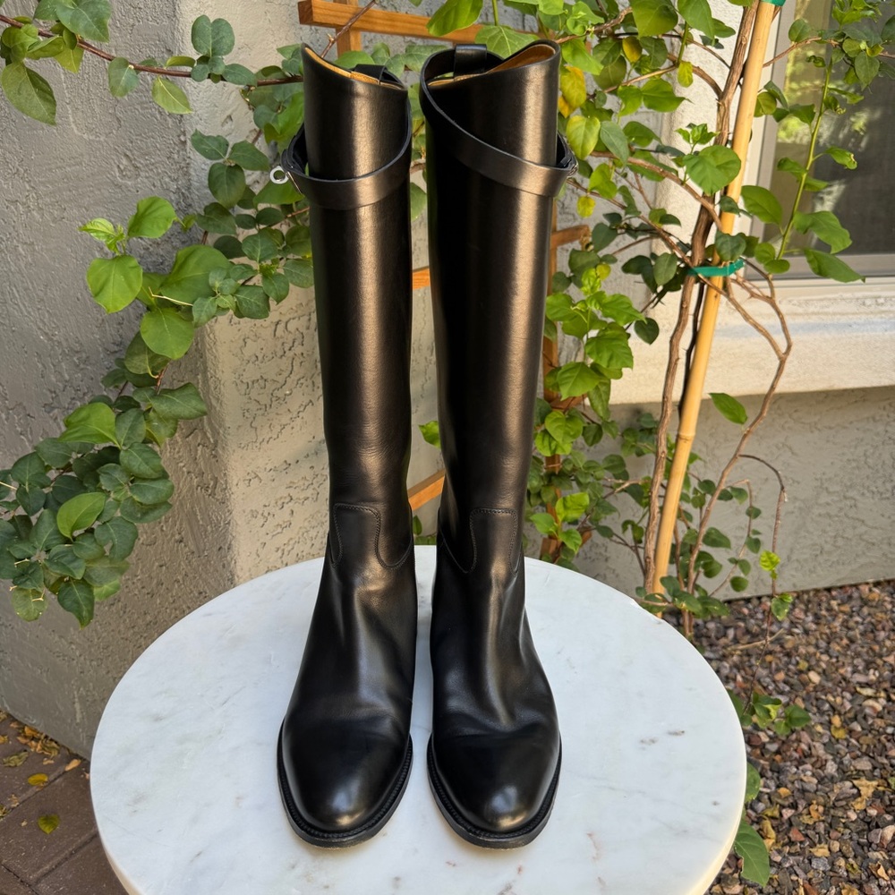 SOLD Hermes Leather Tall Jumping Kelly Riding Boots - Picture 10 of 16